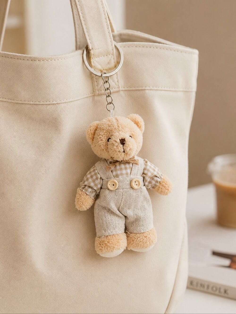 2 For $25 | Teddy Bear Plush Keychain | Like New condition